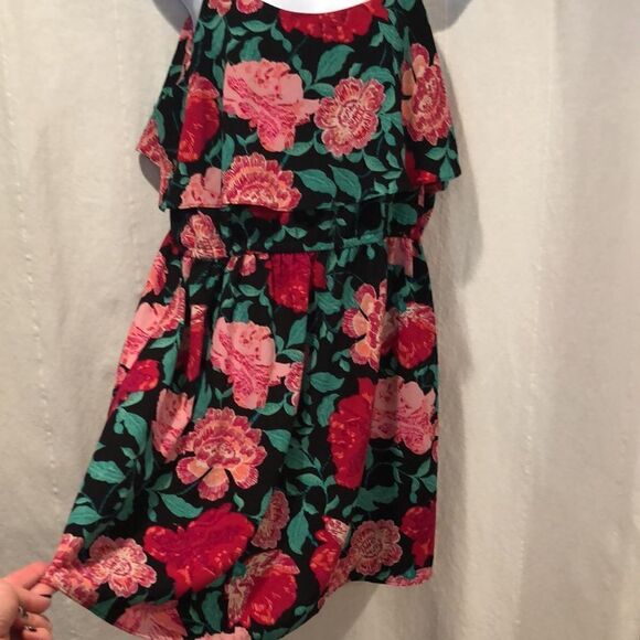 Elle Ruffle Floral Tank Top Dress size XL - Picture 2 of 12